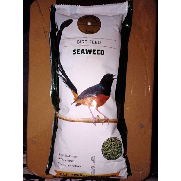 Gold Coin Seaweed - Pakan Burung Murai Batu, Anis, Cucak Ijo, Kacer, Wambie 450gr