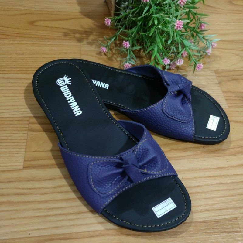 Sandal wanita Papirut kulit jeruk pita sol karet