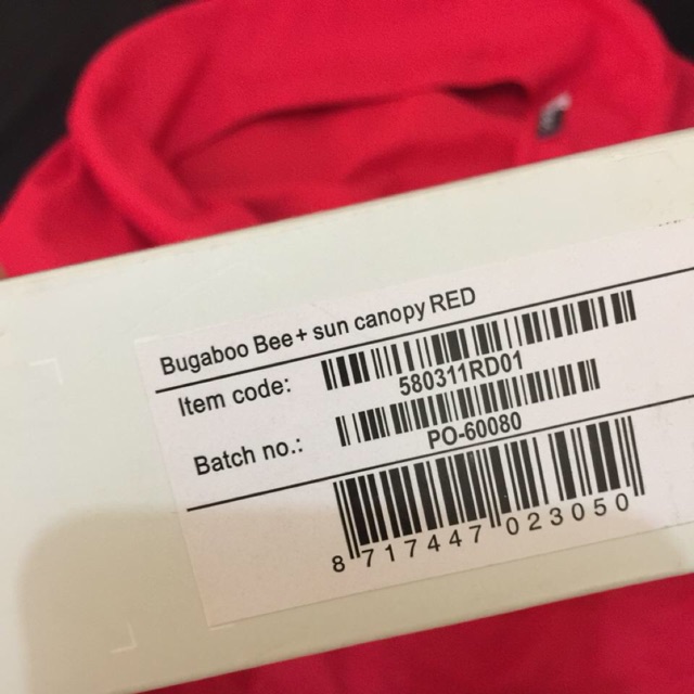 SOLD Canopy bugaboo bee plus