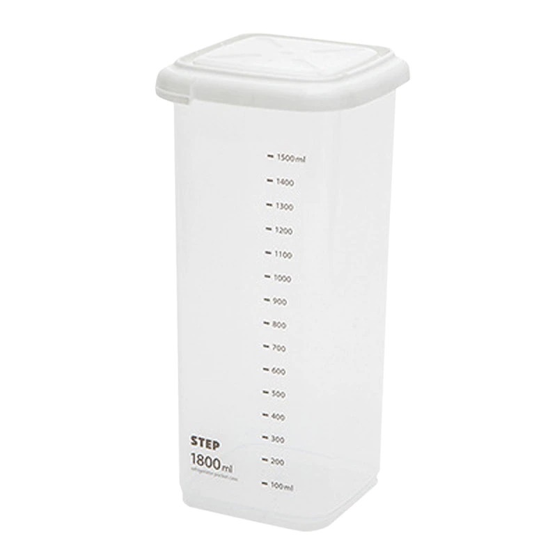 WBBOOMING Toples Wadah Penyimpanan Makanan Food Storage Container 1800ml W1804 PUTIH