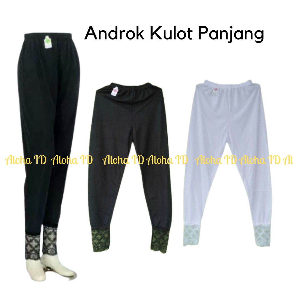 Inner Celana Gamis Daleman Androk Celana Kulot Celana Panjang Haji