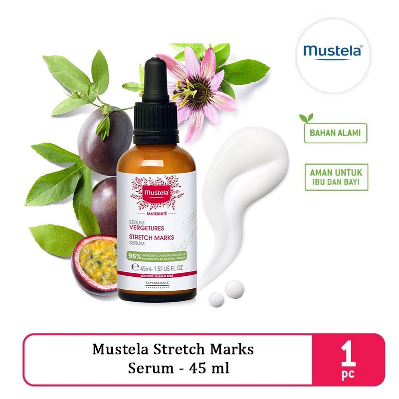 [BPOM] Mustela Stretch Marks Serum 45ml / Stretch Marks CREAM 150ml / Serum Ibu Hamil / MY MOM