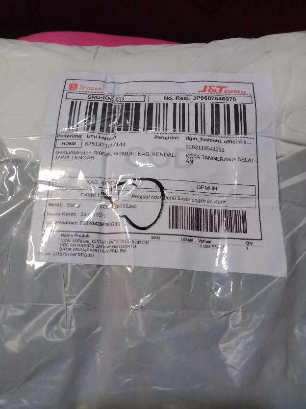 Dgm Fashion   New Arrival Distro Batik Pria Bordir Sogan Batikaf Notoarto Batik Ipnu-ippnu Hem Pria