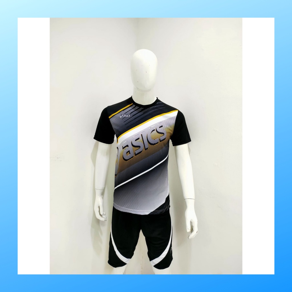 jersey volly pria kaos voli baju bola dan celana setelan wanita dewasa t-shirt outfit seragam jarsey kostum olahraga custom pakaian apparel sport jersy volley ball casual jersi suit AC109 putih