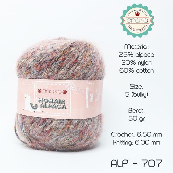 BENANG MOHAIR ALPACA / MOHAIR ALPACA YARN - 707