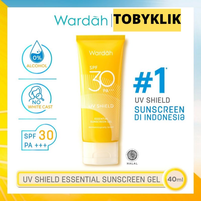 Wardah UV Shield Essential Sunscreen Gel SPF 30 40ml