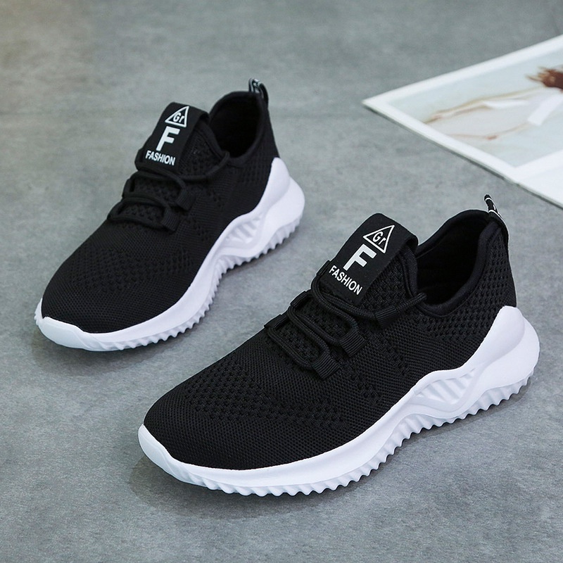 littlekiddoss Sepatu Sneakers Slip On Hitam Import 36-40 Sepatu Sekolah SD SMP SMA SH2227