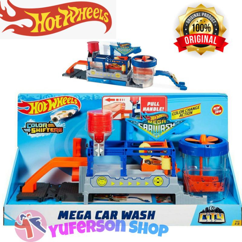 hot wheels color shifters mega car wash