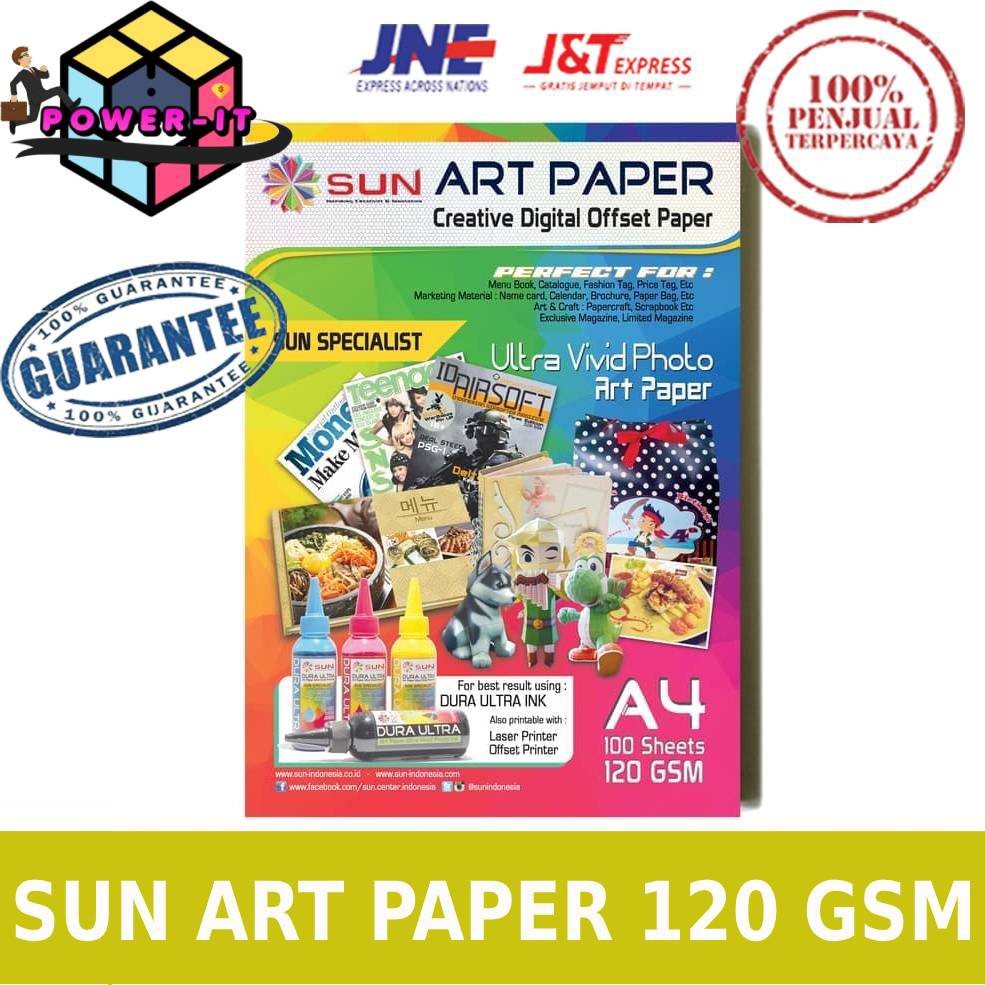 

SUN ART PAPER 120 GSM 20 Lembar
