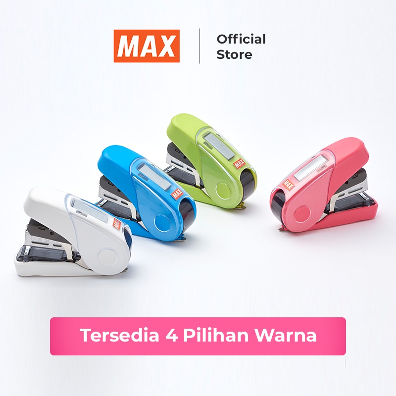 

MAX Stapler Stepler Jepretan Jegrekan HD-10FL3K Flat Clinch untuk dokumen yang tebal dan banyak
