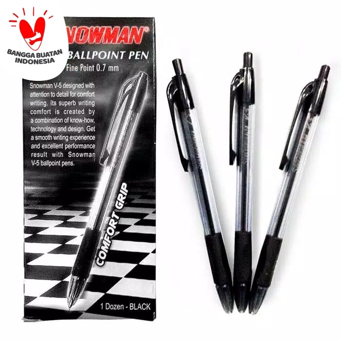 

Eklusif Pen/Pulpen Snowman V5 0,7 Mm Sale!!!