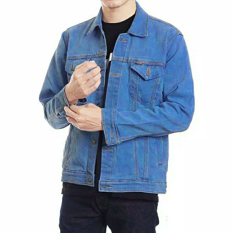 JAKET JEANS PREMIUM LEVI'S COWO CEWEK SNOW OVERSIZE SOBEK-Medium Blitz
