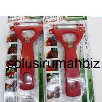 Pisau Kupas Kulit pvc stainless Buah Wortel Kentang Alat Pengupas