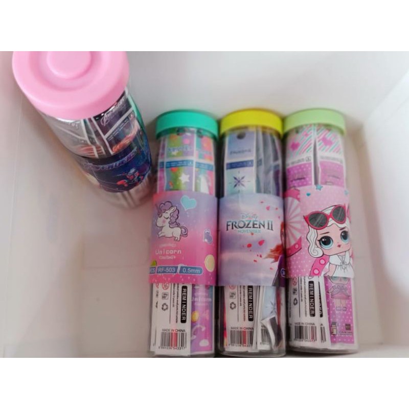

pen gel reffiil aodemei isi 24pcs per botol