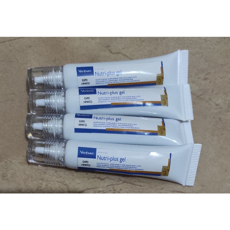 Nutriplus gel Repack 15 gram virbac vitamin anjing dan kucing Nutri Plus gell Imun