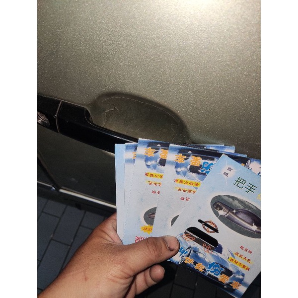anti gores pegangan pintu mobil. untuk 4 pintu