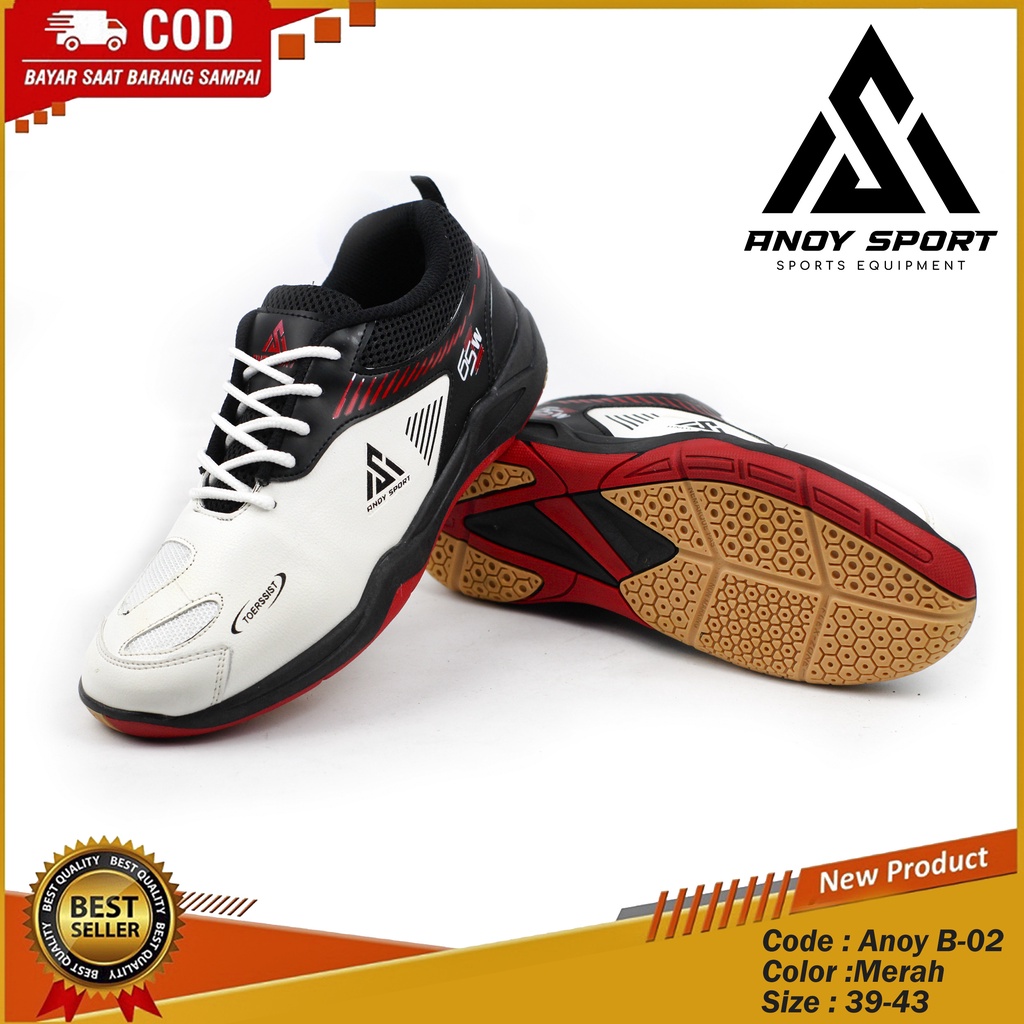 Sepatu Pria Anoy B-02 Sepatu Badminton Sepatu Olahraga Indoor Outdoor Pria Original