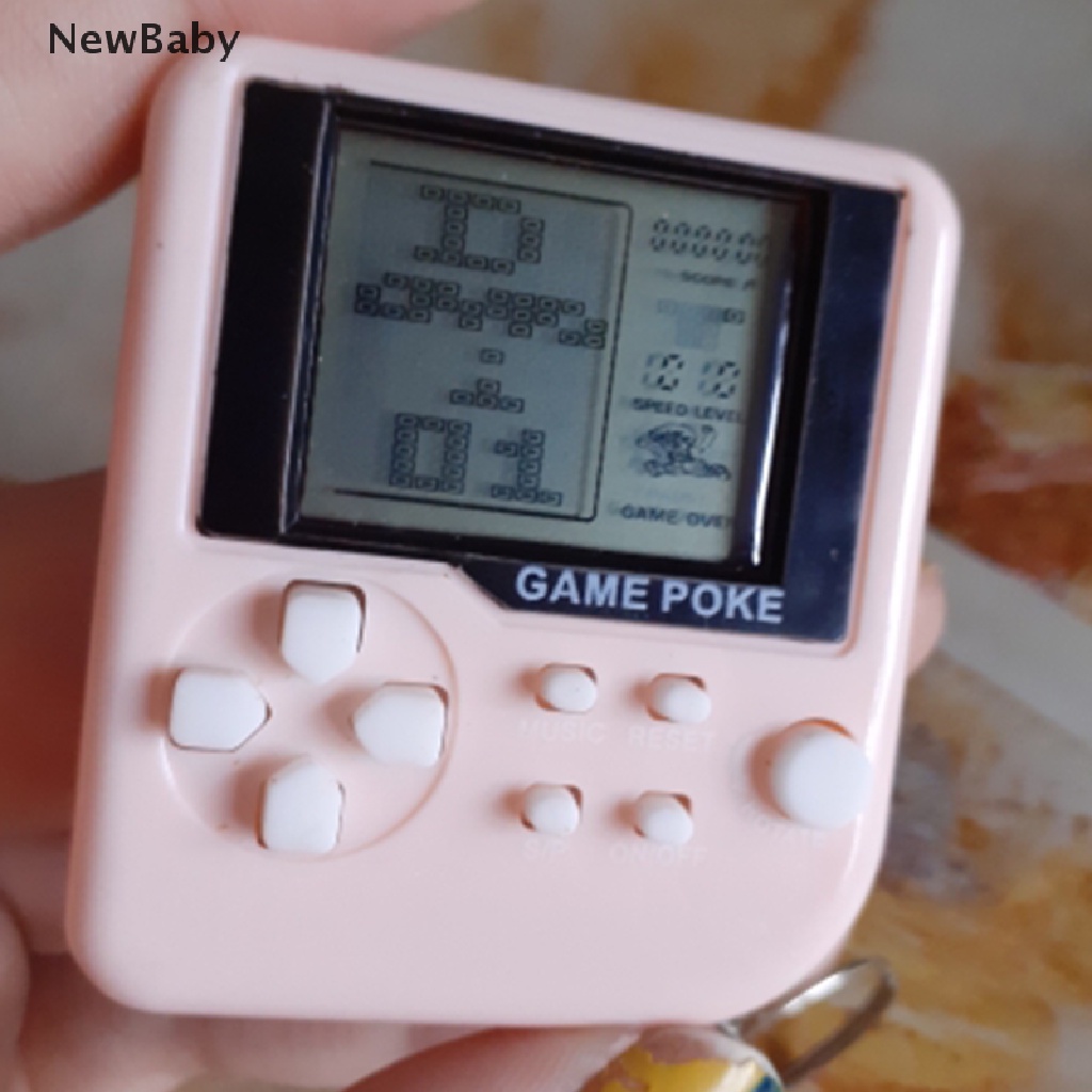 Konsol Game Mini Retro Klasik Dengan Gantungan Kunci Untuk Bayi