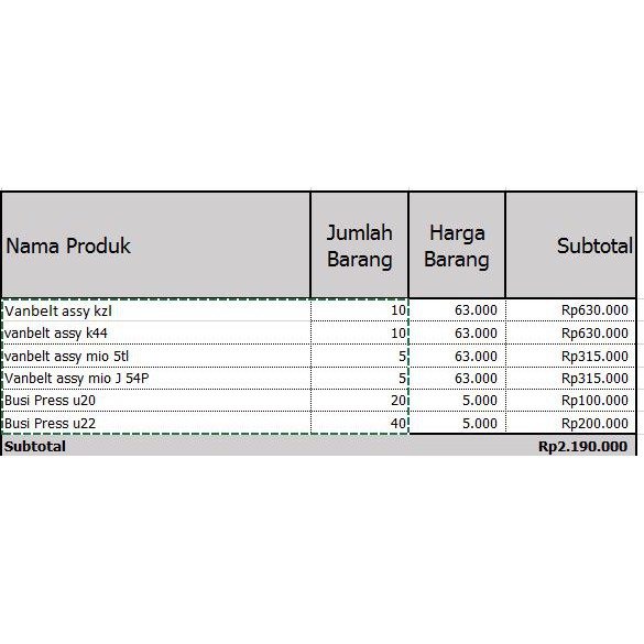 paket hemat bengkel 3