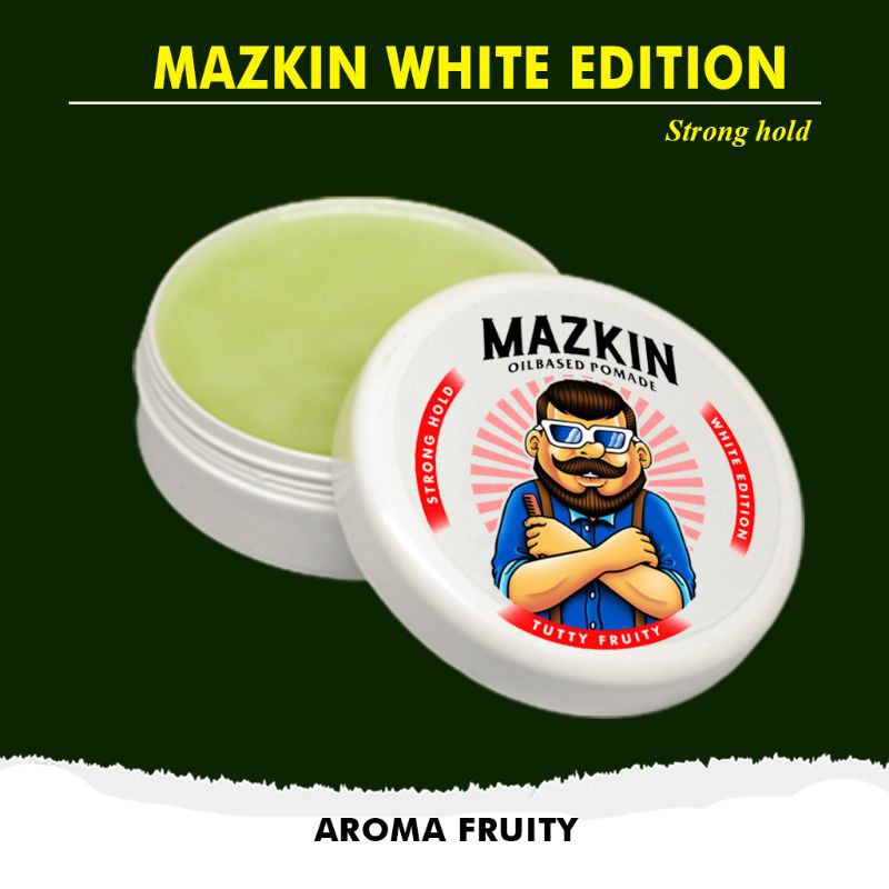 POMADE MAZKIN WHITE EDITION oilbased PROMO GROSIR MURAH