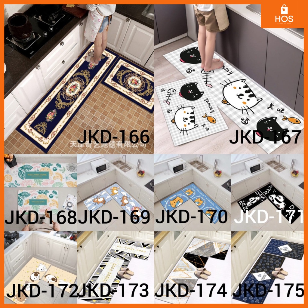 KESET DAPUR 2in1 (1set isi 2pcs)  LEMBUT&amp;ANTI SLIP Terbaru I Happyonshop