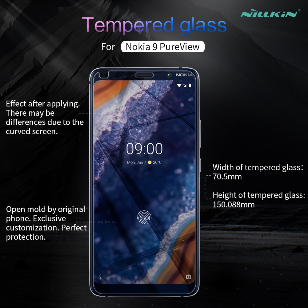 Nokia 9 PureView Tempered Glass NILLKIN AMAZING H+ Pro