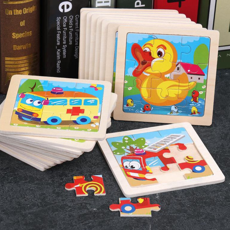 ~ PIYOSHI08 ~ Mainan Anak Puzzle Kayu Mini Mainan Edukasi Mini Wooden Murah MA06