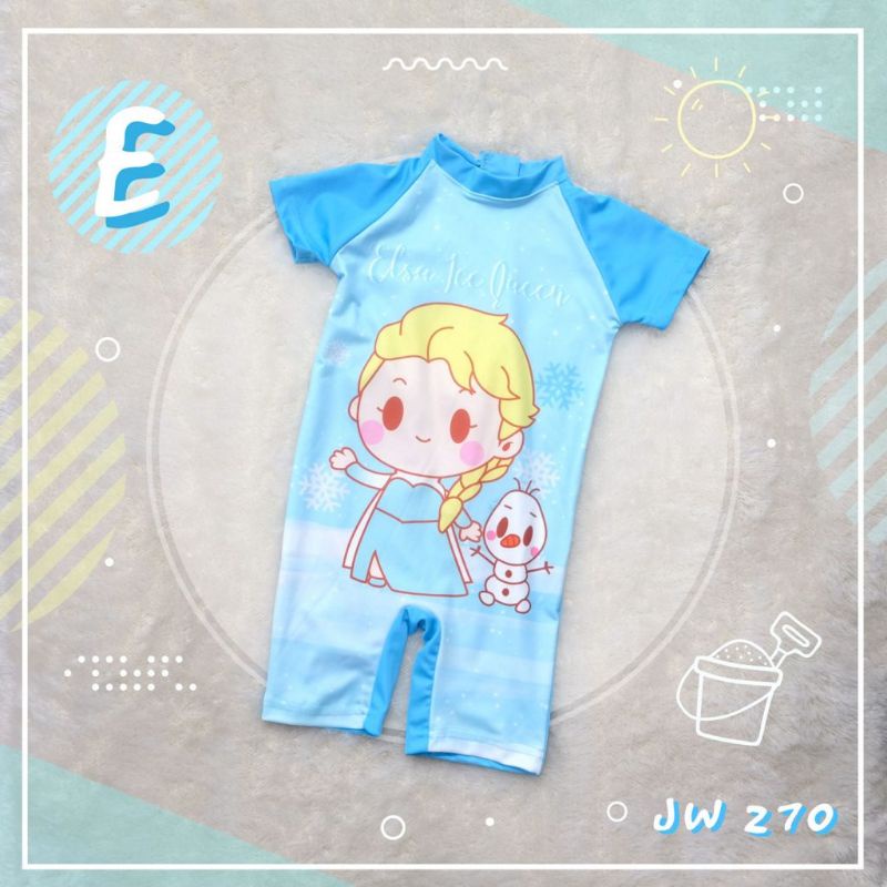 baju renang frozen elsa Jw 270 E