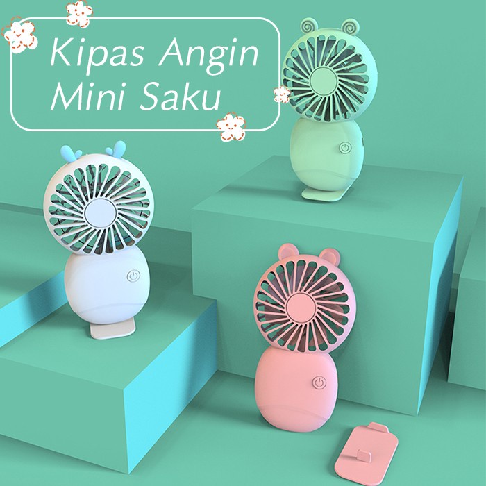 USB kipas angin mini charger portabel ringan dengan sandaran berdiri / Kipas Angin Mini Saku Portabel Kipas Angin Genggam / Kipas Angin Mini Portable Karakter Lucu Dan Unik / Kipas Angin Mini Portable USB / Mini Fan Portable / Kipas Angin USB