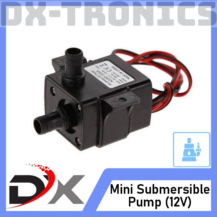 Mini Submersible Water Pump Motor Pompa Air Celup Brushless DC 12V 3M