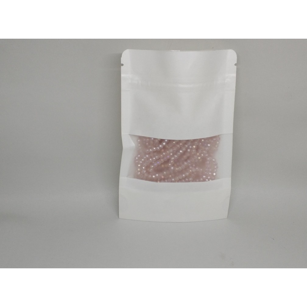 10x15 Paper Plastic Bag zip lock. Kantong Packaging Plastik-Kertas Tebal 10 pcs