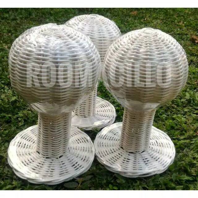 Manekin Kepala Rotan Bayi/Anak display