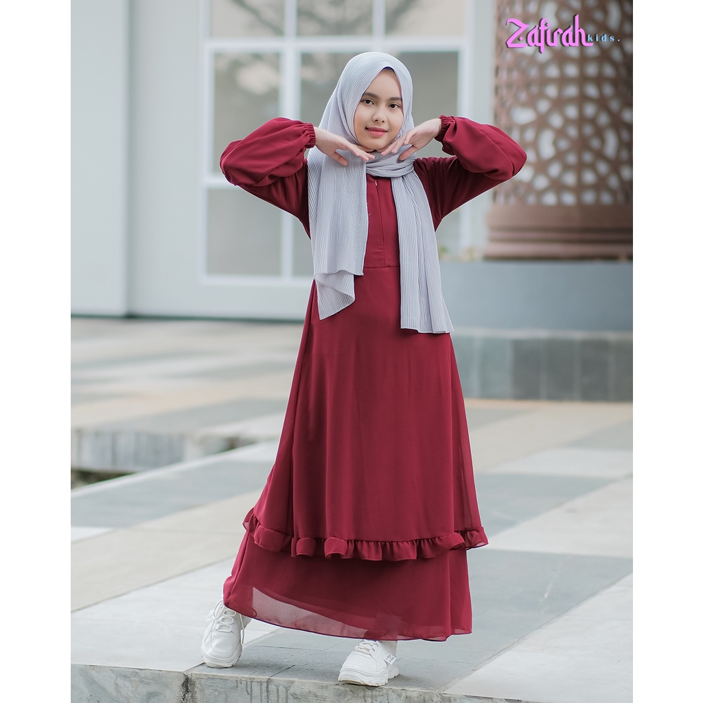 Gamis Malaysia Anak Terbaru Ori Zafirah Kids