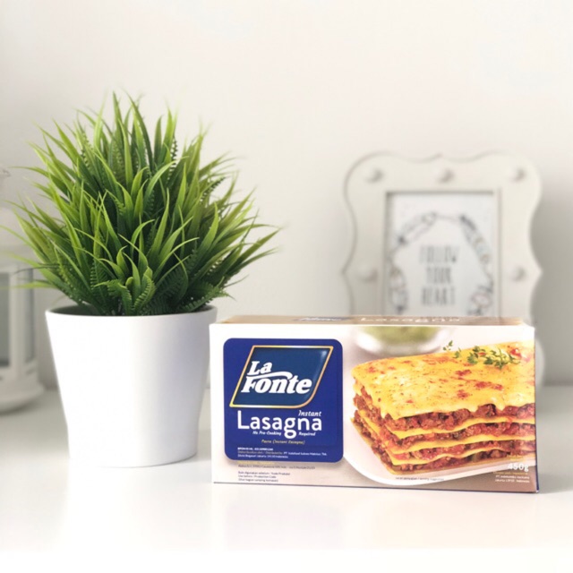 

La Fonte Instant Lasagna/Lembar Kulit Pasta (230/450 gr)