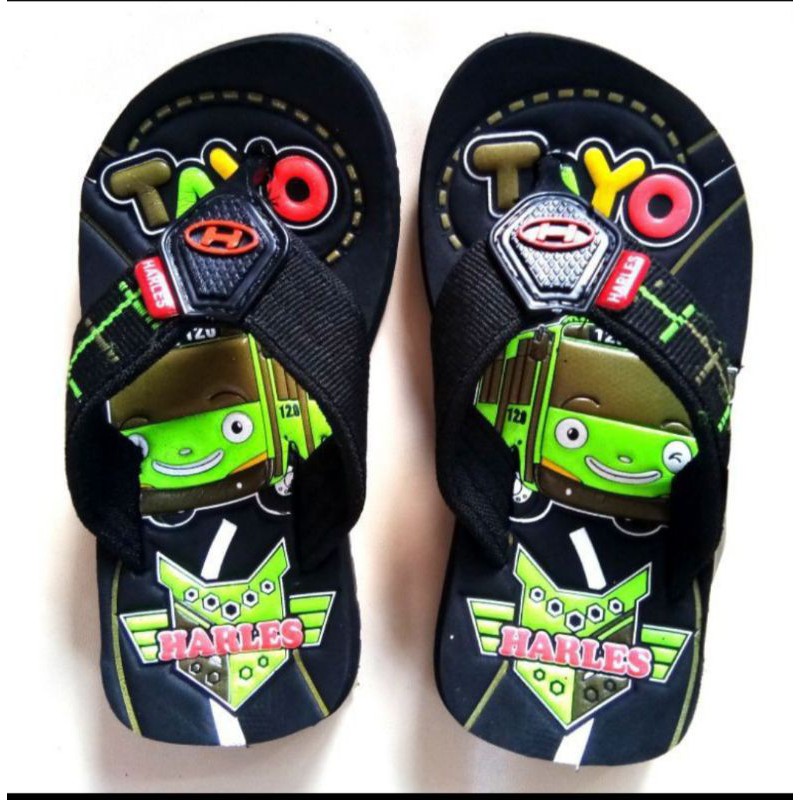 sandal harles anak karakter tayo