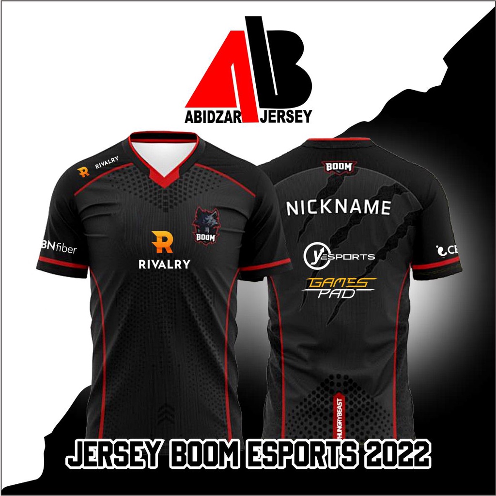 Jual JERSEY BOOM ESPORT RIVALRY TEAM DOTA TERBARU Shopee Indonesia