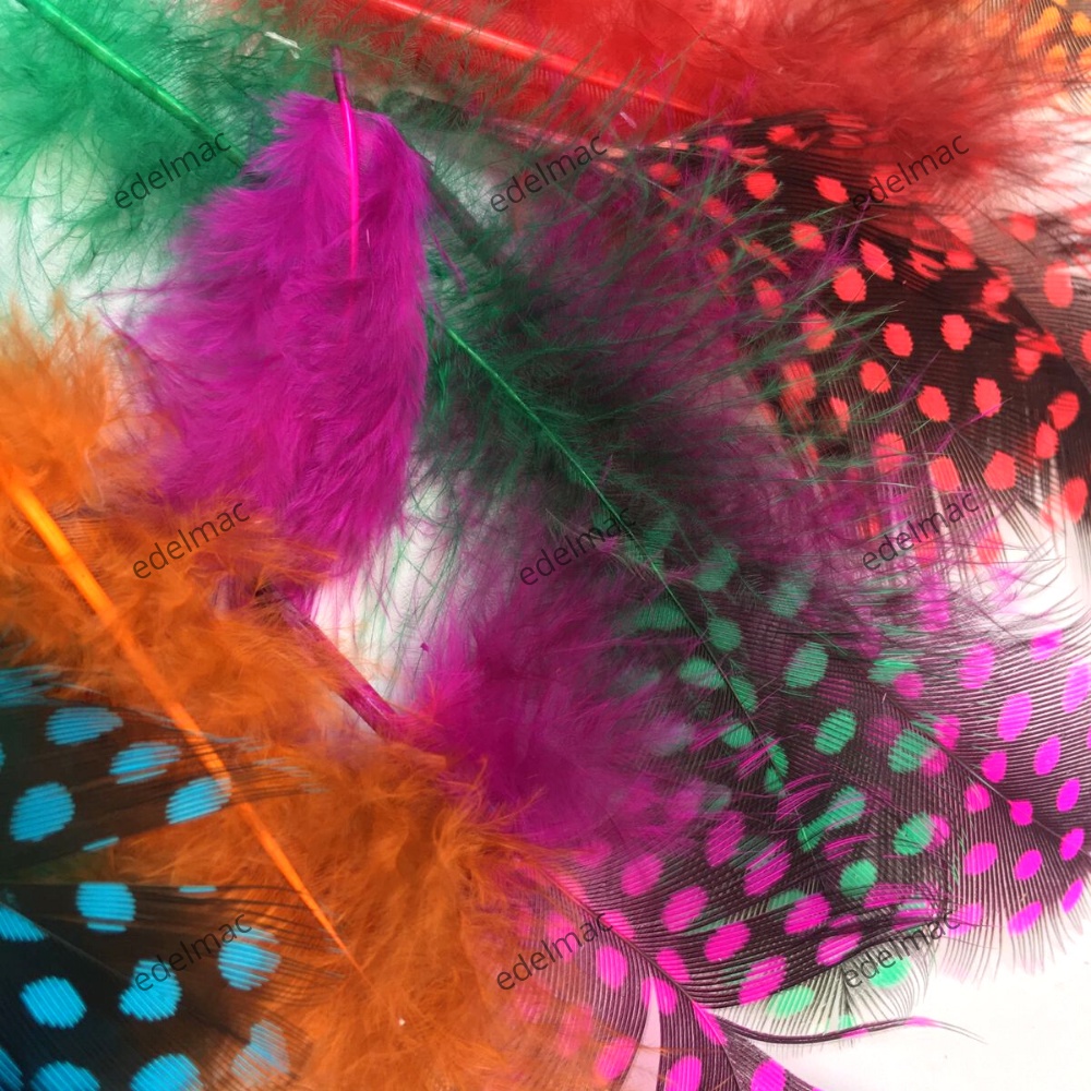 Bulu Ayam Turkey Accessories Dream Catcher Home Decor Chicken Feather Fashion Headdress Carnival Halloween DIY HandCraft