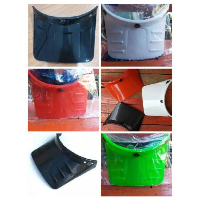 Pet bogo panjang Dan Pendek  pet stadium  pet retro panjang  pet helm bogo 3 kancing  COD