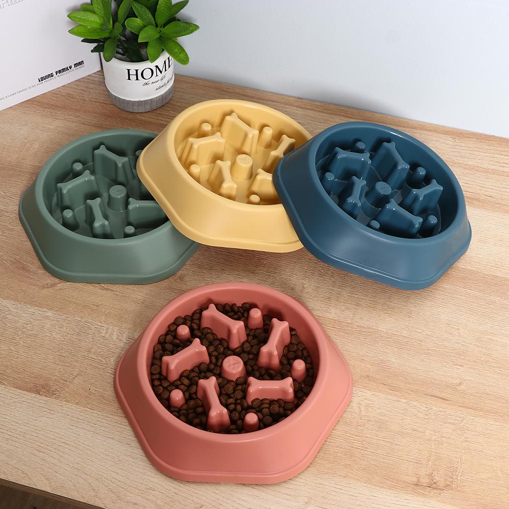 Ly Pet Slow Feeder Sehat Mencegah Obesitas Obesitas Interaktif Rotary Puppy Dishes