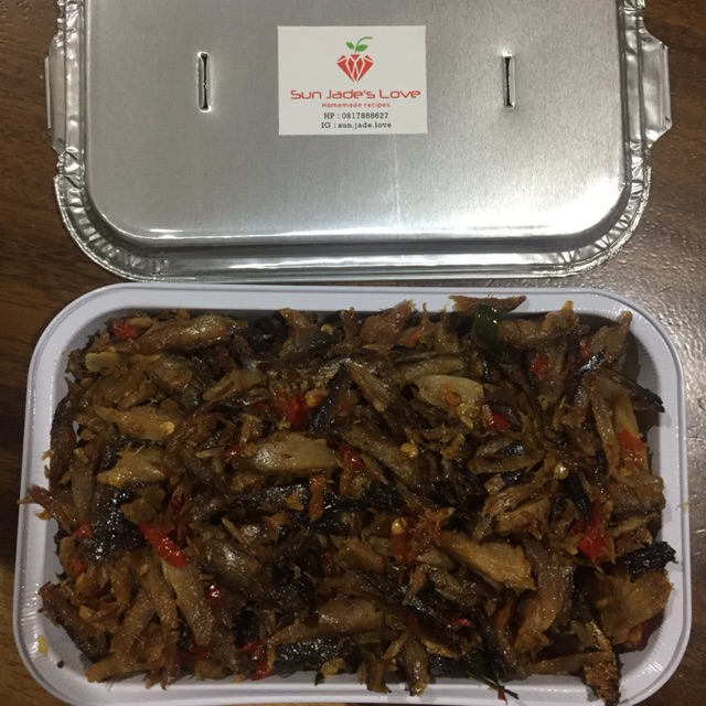 

Cakalang rabe rica kering