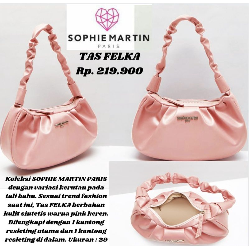 FLEKA BAG TAS  BAHU SOPHIE MARTIN TERBARU ORIGINAL TAS BAHU SOPHIE MARTIN TAS IMPOR TAS WANITA KEKIN