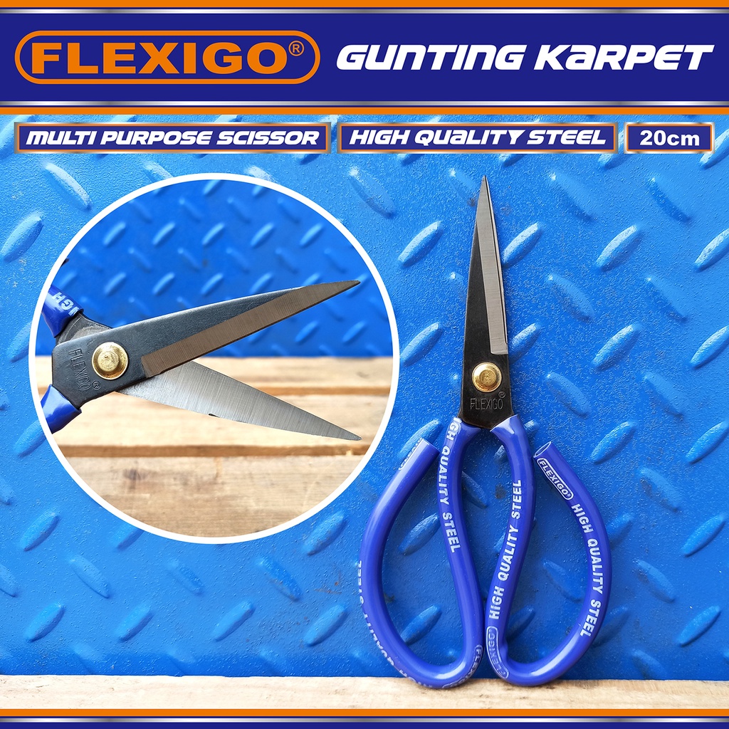 

Gunting Karpet Serba Guna 20 Cm Flexigo