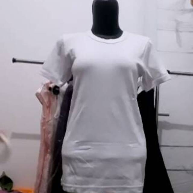 Kaos cressida putih polos