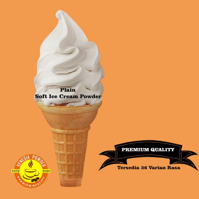 

SOFT ICE CREAM RASA PLAIN TERLARIS - BUBUK ES PLAIN TERLARIS - BUBUK ES KRIM