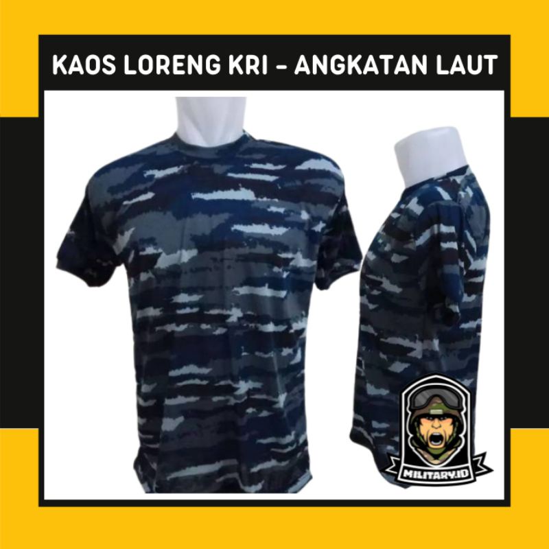 KAOS LORENG TNI AL # KAOS LORENG PENDEK KRI