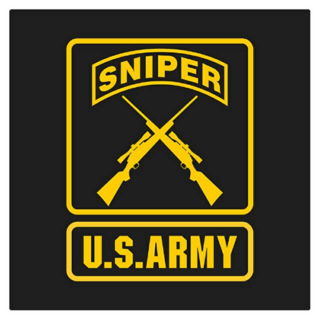 US Army Sniper Cutting Sticker