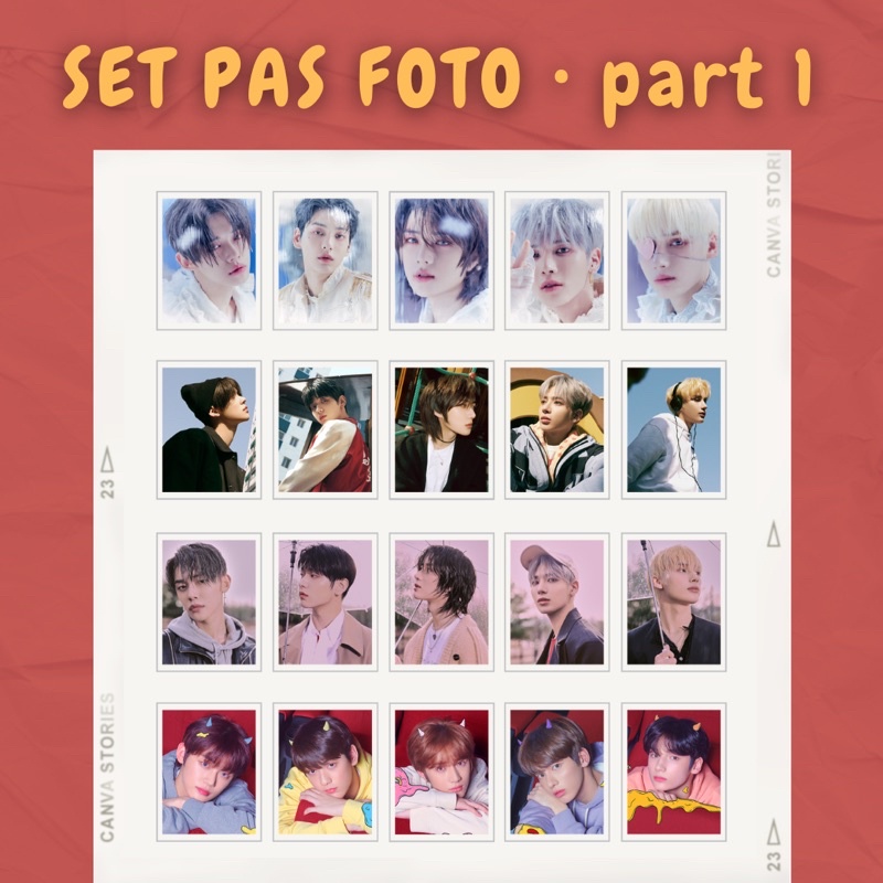 3x4 PAS FOTO TXT / ID PHOTO STUDENT FREEZE WORLD BOY YOU SUIT YEONJUN SOOBIN BEOMGYU TAEHYUN HUENINGKAI