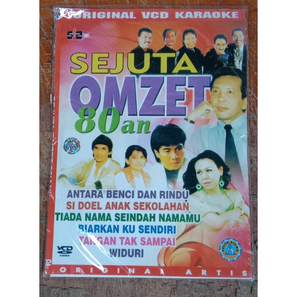 Kaset Vcd Original lagu kenangan sejuta omzet 80 an