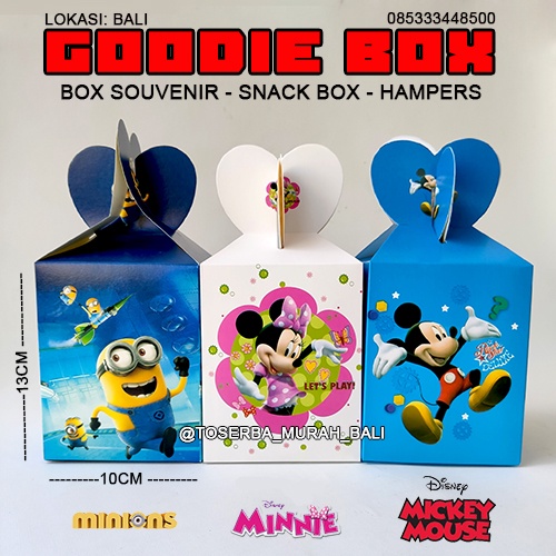 

Snack Box /Gift Box / Goodie Bag Ultah Character B
