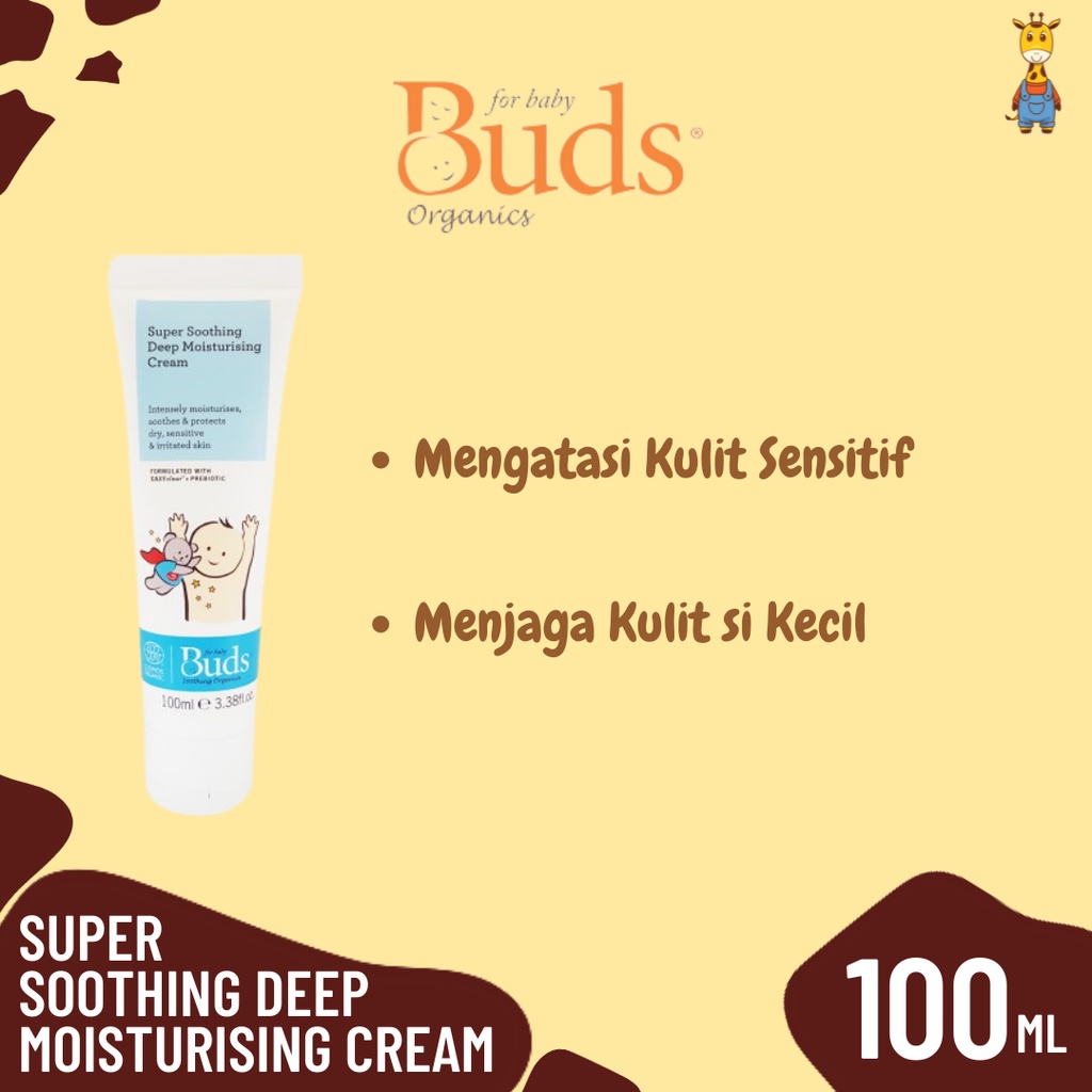 Buds Super Soothing Deep Moisturising Cream 100ml